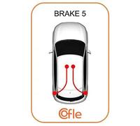 Cavo freno a mano posteriore Sx 12.0769 COFLE per FIAT 500L