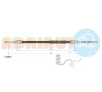 Cavo freno a mano posteriore Sx 13.0209.1 ADRIAUTO per FORD