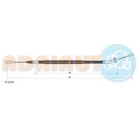 Cavo freno a mano posteriore Sx 27.0278 ADRIAUTO per MERCEDES-BENZ