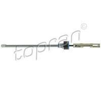 Cavo freno a mano posteriore Sx 304 744 TOPRAN per FORD MAZDA