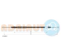 Cavo freno a mano posteriore Sx 41.0226.1 ADRIAUTO per RENAULT OPEL NISSAN