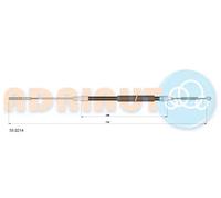 Cavo freno a mano posteriore Sx 55.0214 ADRIAUTO