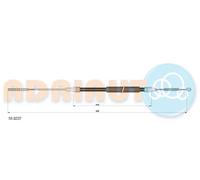Cavo freno a mano posteriore Sx 55.0237 ADRIAUTO