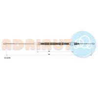 Cavo freno a mano posteriore Sx 55.0286 ADRIAUTO