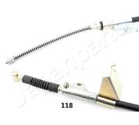Cavo freno a mano posteriore Sx BC-118 JAPANPARTS per NISSAN TERRANO II
