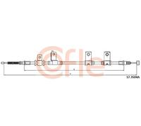 Cavo freno a mano Sx 17.3504A COFLE per CHEVROLET DAEWOO