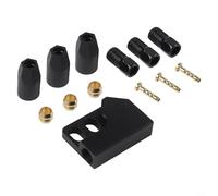 Cavo freno idraulico Tee a 2 adattatori modificati connettore valvola di distribuzione per biciclette, tricicli e veicoli elettrici (anteriore)