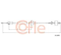 Cavo frizione 10.2890 COFLE per DACIA RENAULT