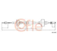 Cavo frizione 10.3142 COFLE per VW SEAT