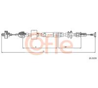Cavo frizione 10.3159 COFLE per VW SEAT