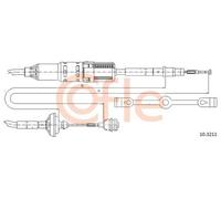 Cavo frizione 10.3211 COFLE per VW TRANSPORTER T4 Autobus TRANSPORTER T4 Furgone