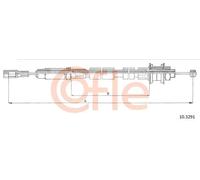 Cavo frizione 10.3291 COFLE per VW LT 28-35 I Autobus LT 28-35 I Furgone