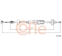 Cavo frizione 10.3443 COFLE per VW GOLF III Variant VENTO GOLF III Cabriolet