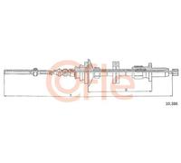 Cavo frizione 10.386 COFLE per VOLVO 480 440 460