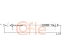 Cavo frizione 11.2198 COFLE per CITROËN PEUGEOT