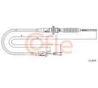 Cavo frizione 11.2535 COFLE per OPEL AGILA