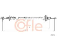Cavo frizione 11.2911 COFLE per RENAULT ESPACE II