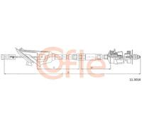Cavo frizione 11.3014 COFLE per PEUGEOT 106 Van II Furgone/hatchback 106 II