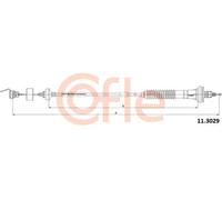 Cavo frizione 11.3029 COFLE per PEUGEOT 206 CC 206 Hatchback 206 SW