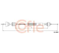 Cavo frizione 11.3045 COFLE per PEUGEOT 306 Hatchback 306 306 Break