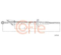 Cavo frizione 1172.1 COFLE per CITROËN PEUGEOT FIAT