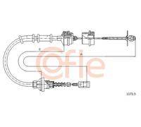 Cavo frizione 1172.5 COFLE per FIAT DUCATO Pianale piatto/Telaio DUCATO Furgone