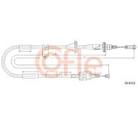 Cavo frizione 18.6112 COFLE per SUZUKI JIMNY Fuoristrada chiuso