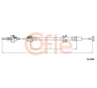 Cavo frizione 19.208E COFLE per SEAT IBIZA II CORDOBA Vario CORDOBA INCA
