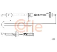 Cavo frizione 462.6 COFLE per FIAT BRAVA BRAVO I MAREA MAREA Weekend