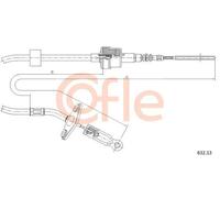 Cavo frizione 632.13 COFLE per FIAT PALIO Weekend PALIO