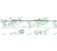 LPR C0235C Cavo comando, Comando frizione per OPEL