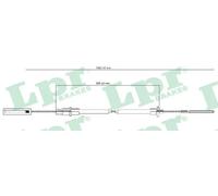 Cavo frizione C0256C LPR per VW GOLF II JETTA II