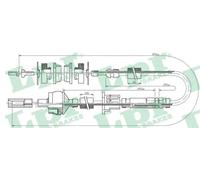 Cavo frizione con regolazione automatica C0173C LPR per PEUGEOT 406 406 Break