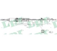 LPR C0242C Cavo frizione