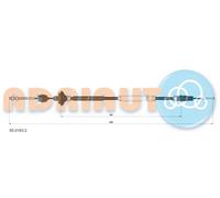 Cavo frizione con regolazione manuale 55.0163.2 ADRIAUTO