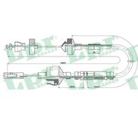 LPR C0151C Cavo frizione
