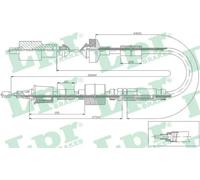 LPR C0470C Cavo frizione