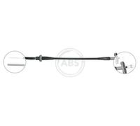 Cavo frizione K24350 A.B.S. per SUZUKI SUBARU