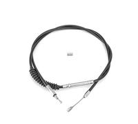 Cavo frizione Per Harley Per Big Twin Per SOFTAIL Road Per Electra Glide Per King Per Fat Boy Per Springer 1987-2006 Cavo Frizione In Acciaio Inossidabile Per Moto(1795mm Black)