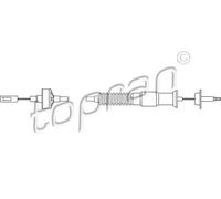 Cavo frizione per veicolo con guida a Sx 102 849 TOPRAN per VW SEAT