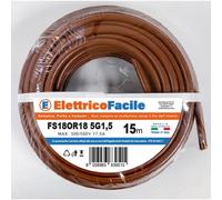 Cavo FS18OR18 5x1,5 mm² 15 m marrone Di colore marrone