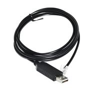 Cavo FTDI da USB A RJ9 RJ11 4P4C da ASIAIR A IOPTRON Equatoriale I/O HC, Cavo da ASIAIR A GO2NOVA EQMOD for IEQ30 IEQ45 CEM60 CEM25P (Size : 1M, Color : FT232RL Chip)