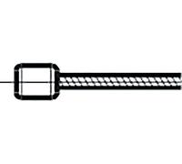Cavo gas RMS universale 1,2x3200mm (nipplo a saldare) Vespa