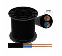 Cavo gommato bipolare 2x0.75/1/1.5 tondo piattina filo elettrico VENDITA A METRO