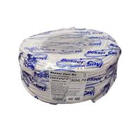 Cavo gommato flessibile H03VV-F 3x0,75mmq bianco bobina 100 metri