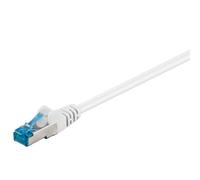 Goobay 93823 CAT 6A Cavo Patch di Rete SFTP (PiMF), Cavi Rete CAT 6, Bianco, 5m Lunghezza