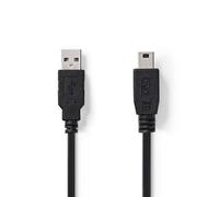 Cavo Goobay da USB-A 2.0 a Mini USB maschio/maschio 1,8 m Nero