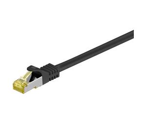 Cavo Goobay S/FTP CU Cat7. Spina RJ45. Nero. 10 m NEW