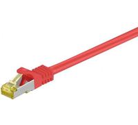 Cavo Goobay S/FTP CU Cat7. Spina RJ45. Rosso. 5,0 m NEW