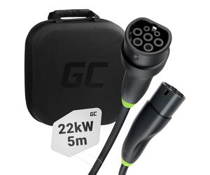 Cavo Green Cell GC Snap Type 2 per veicoli elettrici, 22 kW, 5 m